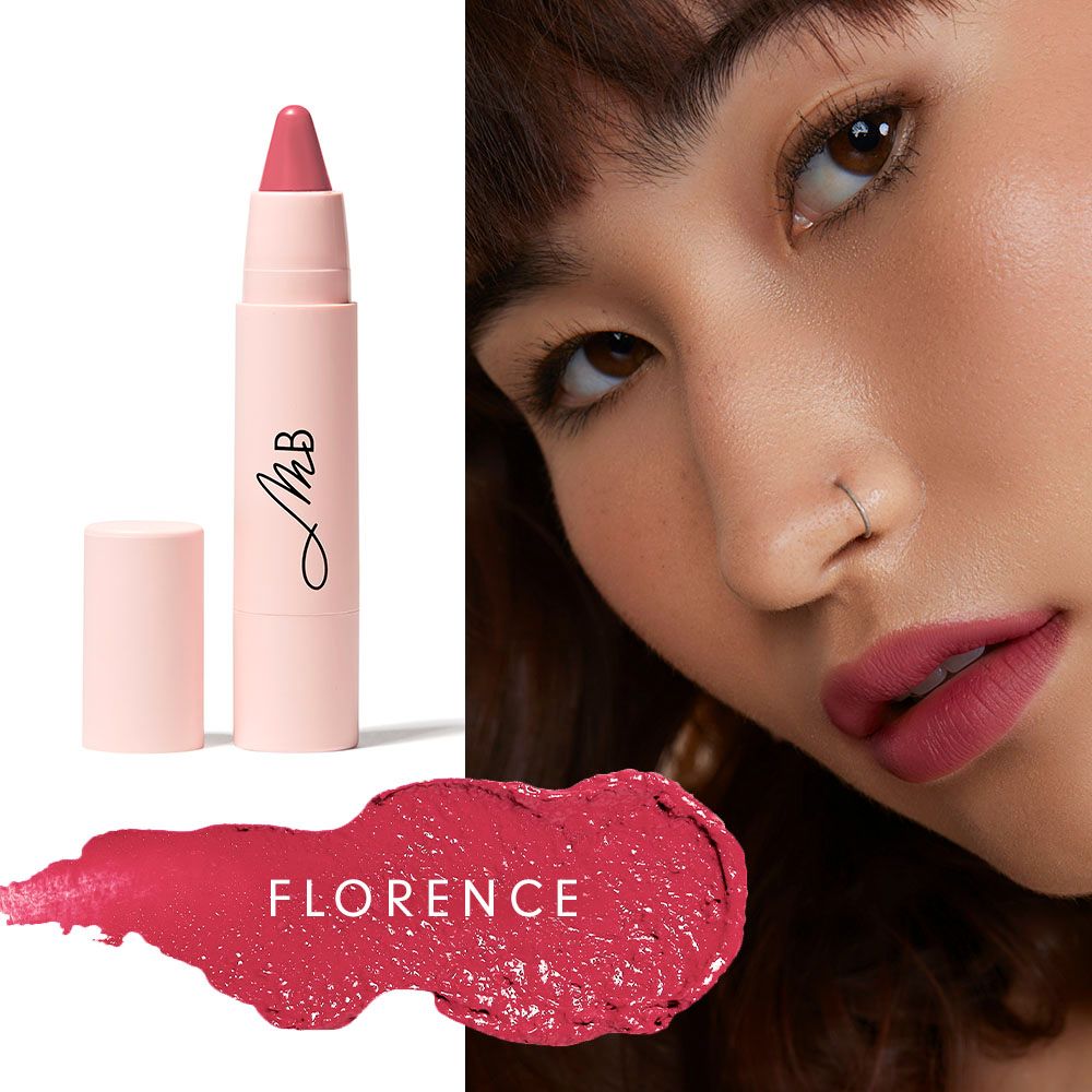 Kissen Lush Lipstick Crayon - Florence | Monikablunderbeauty.com